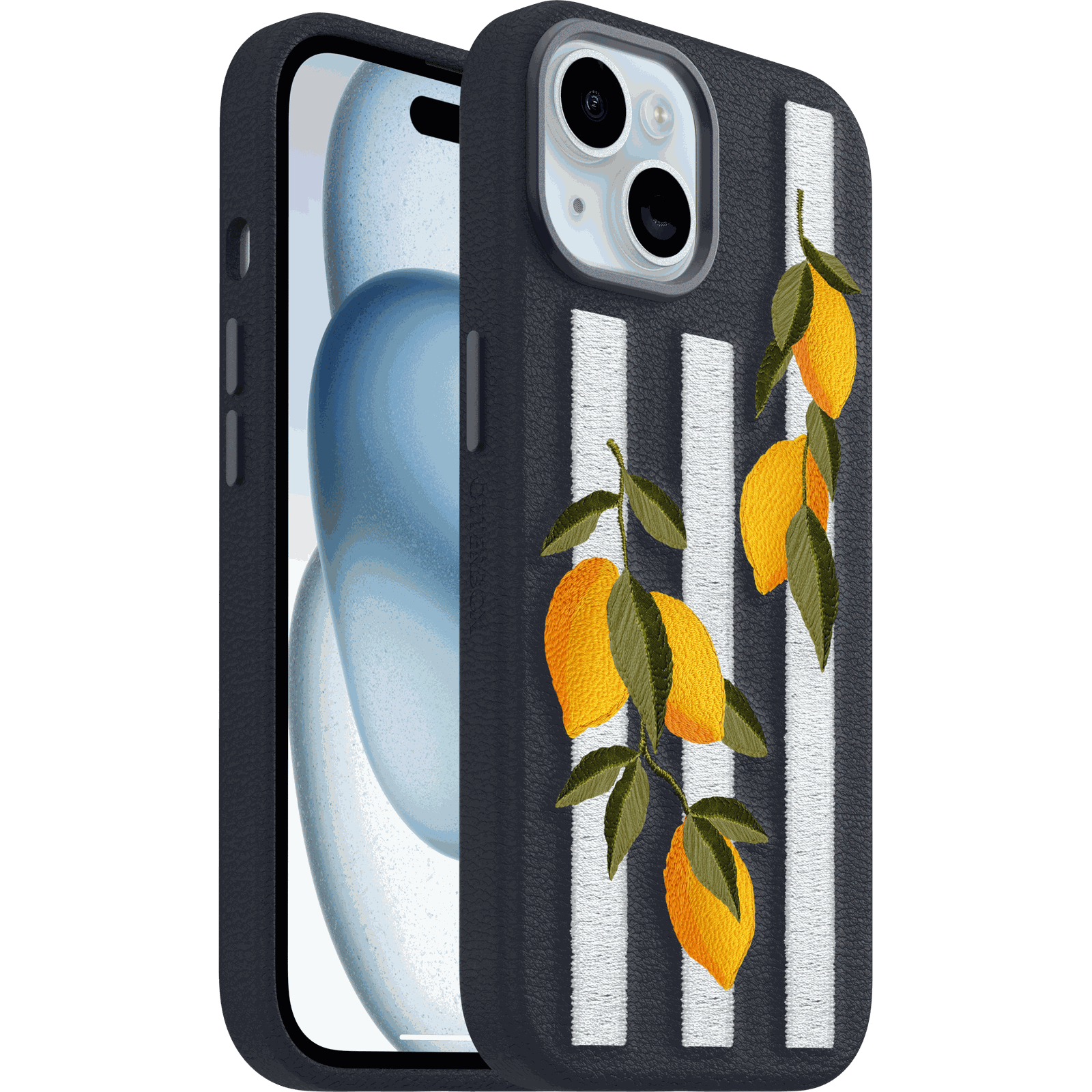 cactus-embroidery-ipha23-amalfi-lemons-1.png iPhone 15 Case Symmetry Series Cactus Leather Embroidery - Image 1