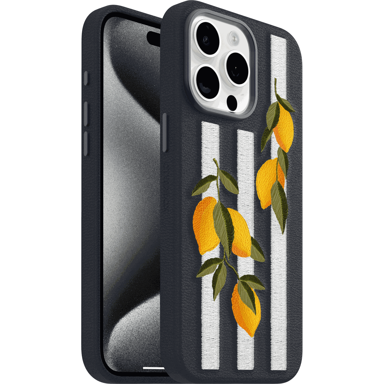 cactus-embroidery-iphd23-amalfi-lemons-1.png iPhone 15 Pro Max Case Symmetry Series Cactus Leather Embroidery - Image 1