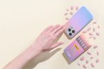 OtterBox x Chillhouse Peach and Purple Ombre Nail Set - Image 4