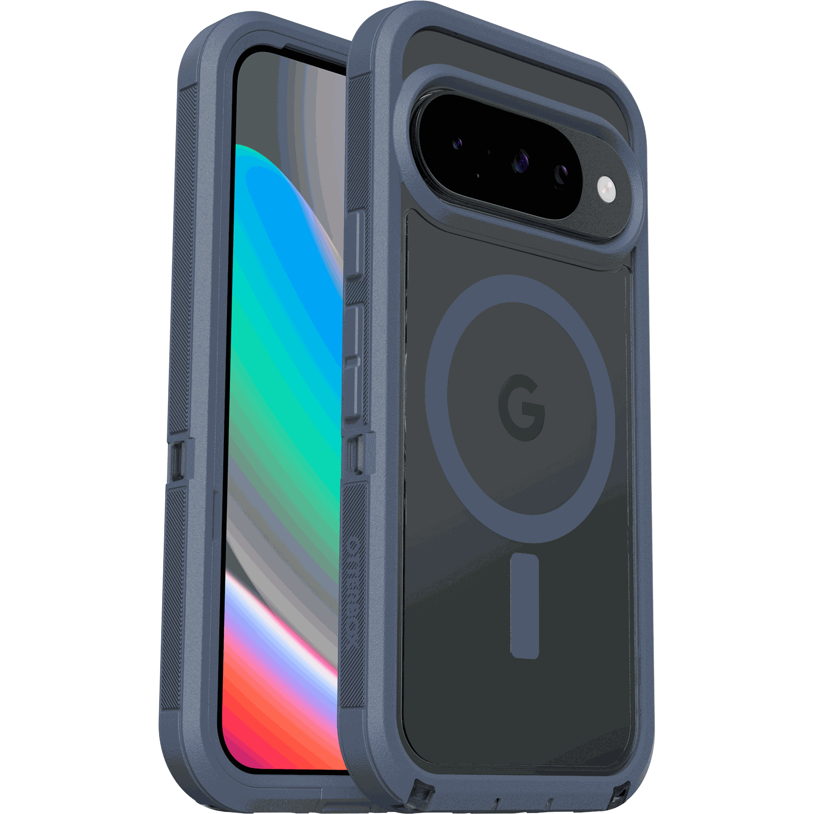 defender-pro-xt-pixel-10-baby-blue-clear-1.png Pixel 10 and Pixel 10 Pro Case Defender Series Pro XT with Pixelsnap - Image 1