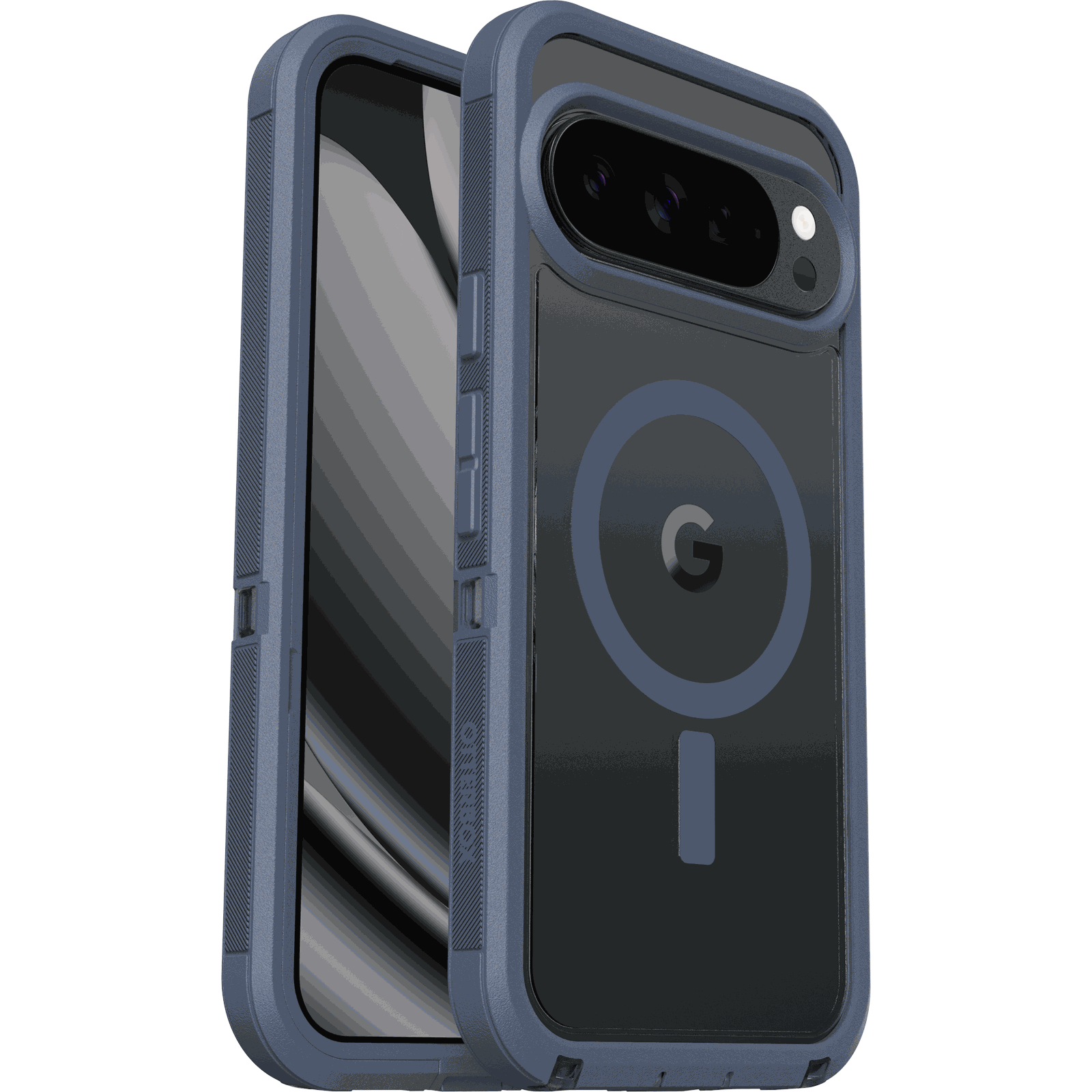 defender-pro-xt-pixel-10-pro-xl-baby-blue-clear-1.png Pixel 10 Pro XL Case Defender Series Pro XT with Pixelsnap - Image 1