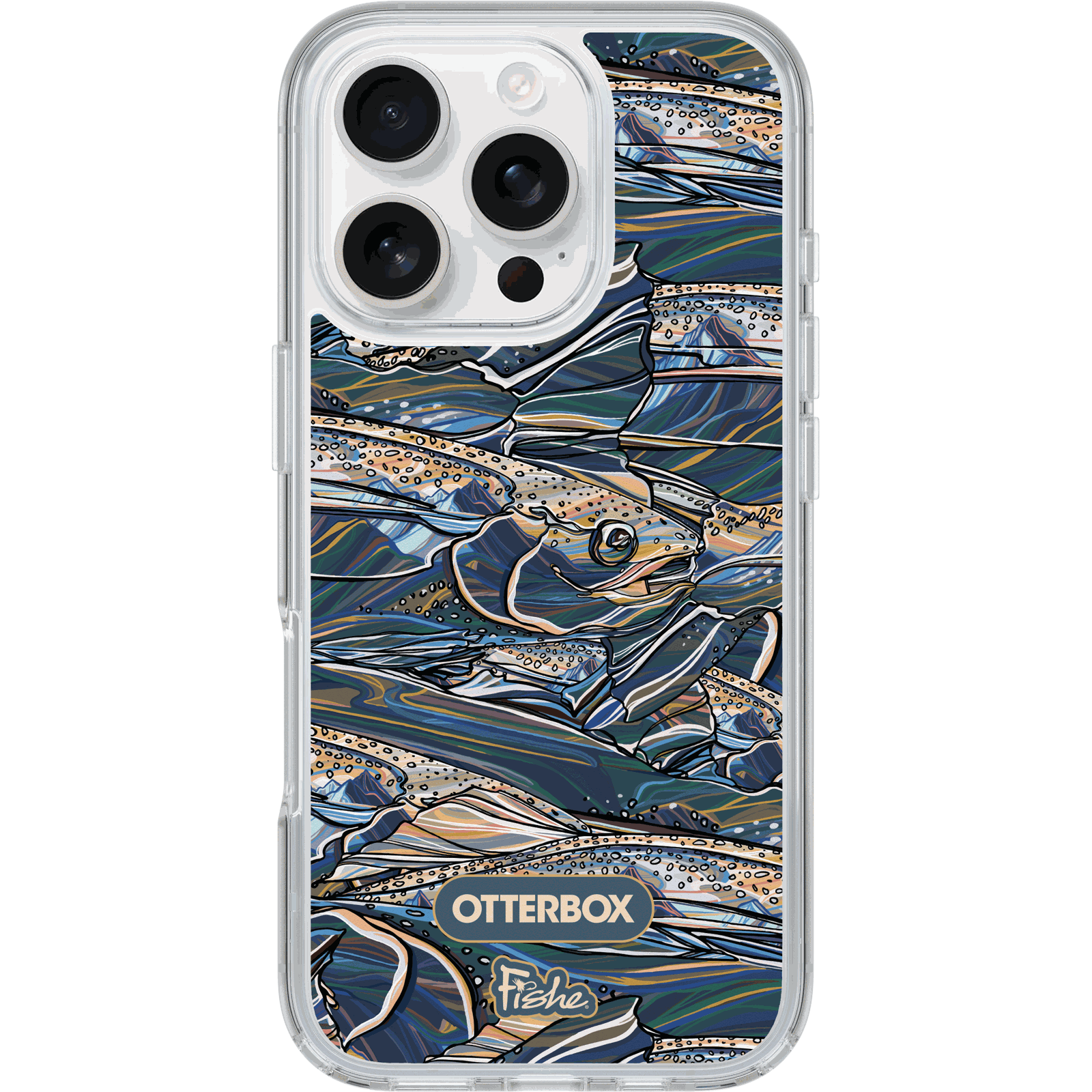 fishe-iphc24-rainbow-ridge-1.png iPhone 16 Pro Case Symmetry Series Clear for MagSafe x Fishe - Image 1