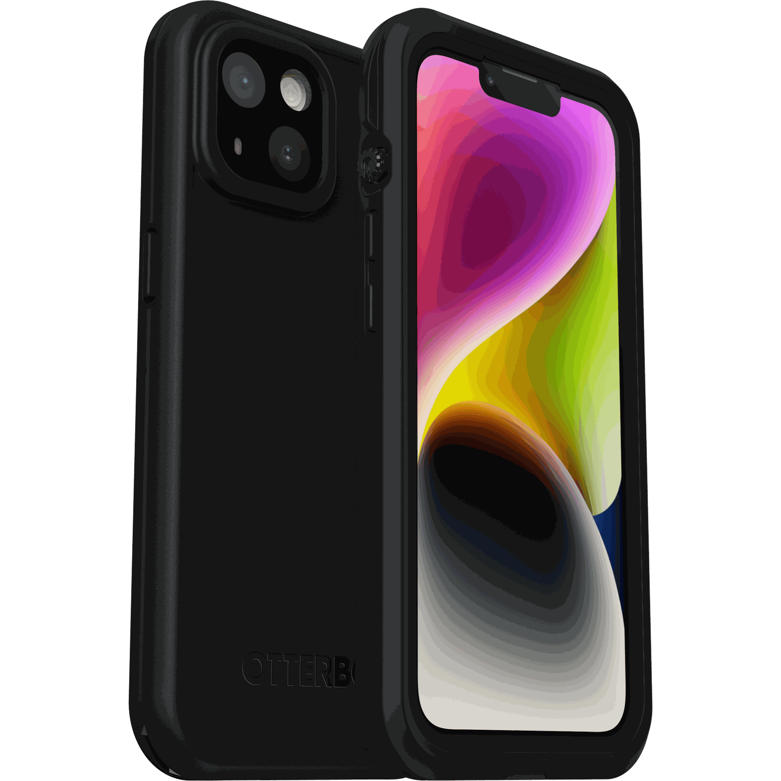 fre-ipha22-black-1.png iPhone 14 Case for MagSafe OtterBox Frē Series - Image 1