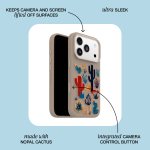 iPhone 17 Pro Max Case Symmetry Series Cactus Leather Embroidery - Image 5