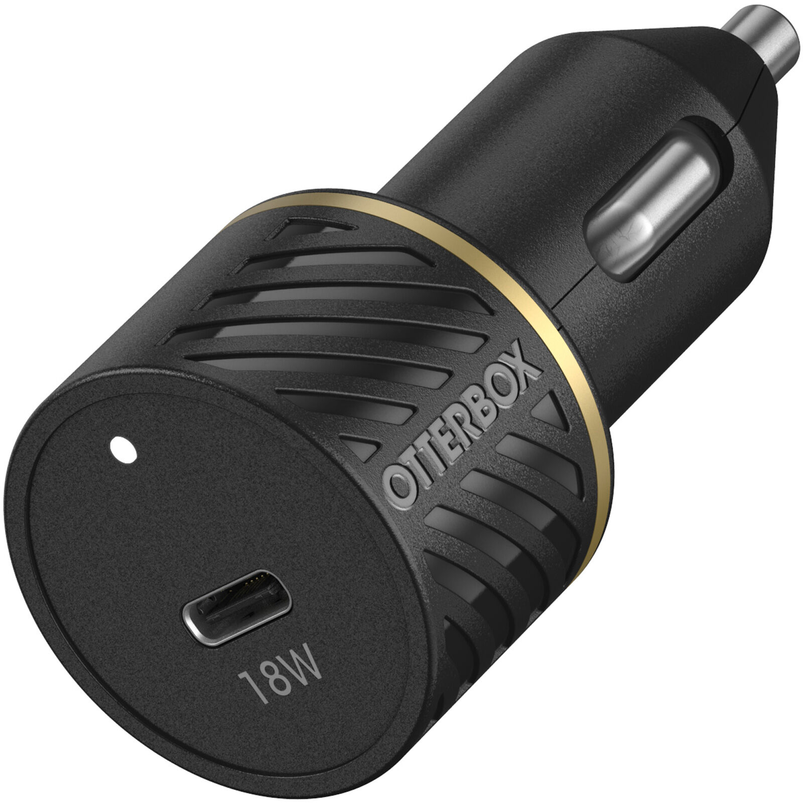 pwr54fp-c-car-blackshimmer-1.jpg USB-C 18W Car Charger Fast Charge - Image 1