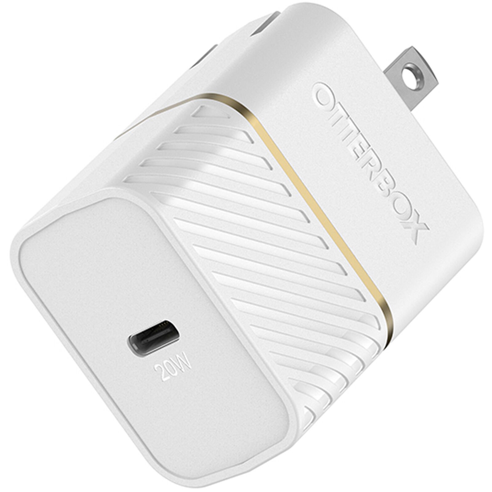 pwr54fp-c-wall-20w-clouddust-1.jpg USB-C Wall Charger, 20W Fast Charge - Image 1